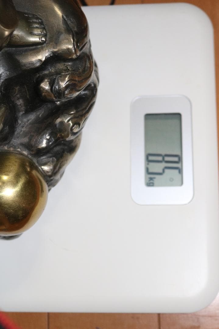 大型６４ｃｍ　観音菩薩像　洋銀製ブロンズ像