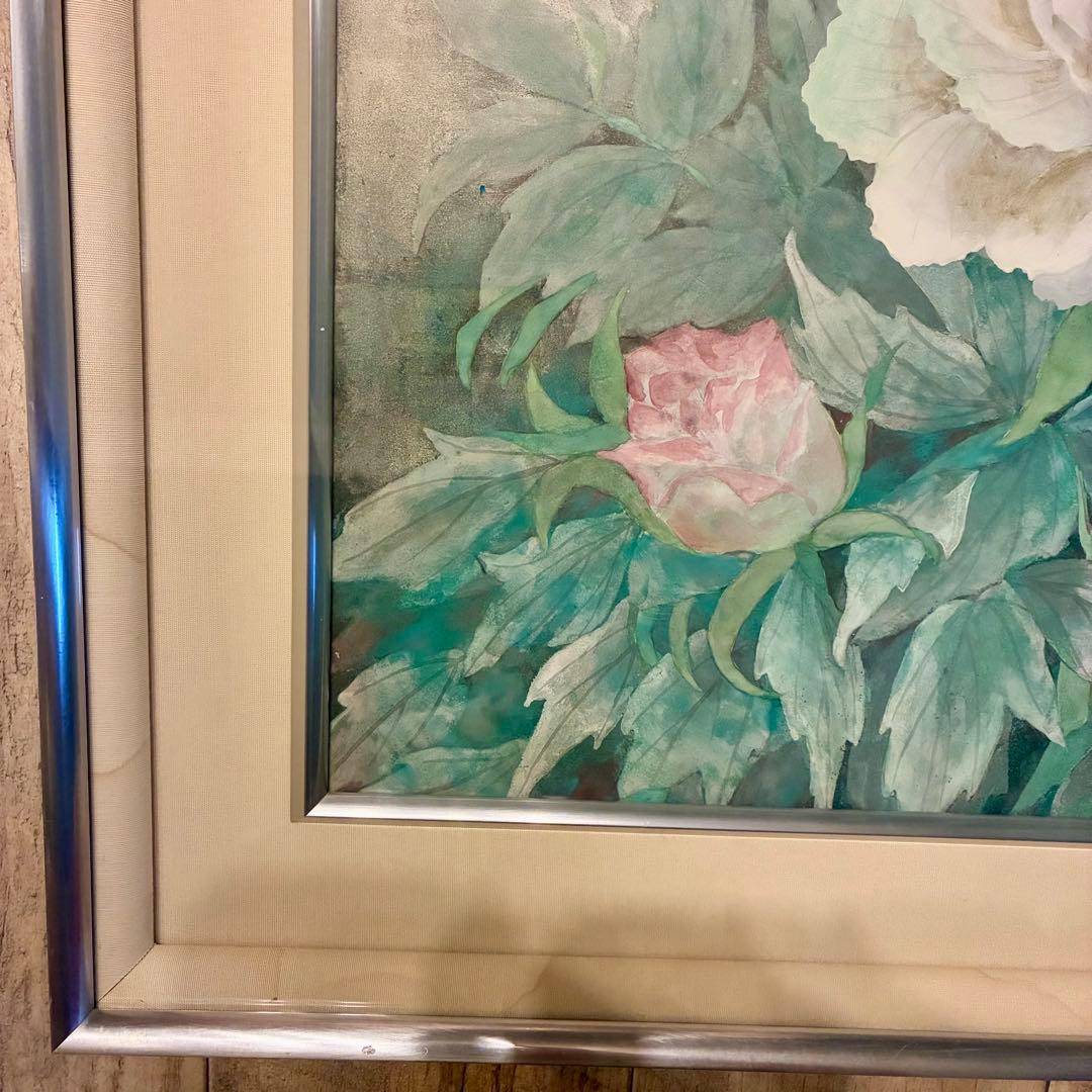 水彩画　春光