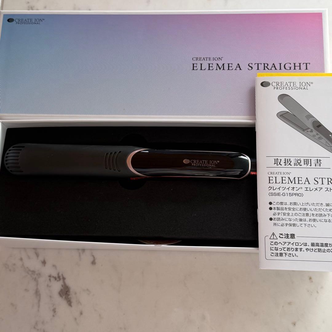 CREATEs エレメアストレートクレイツ　ストレートアイロン