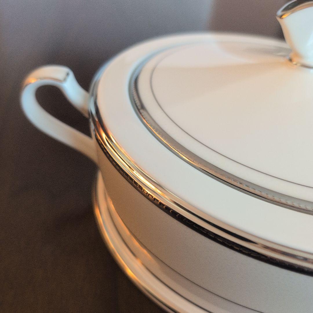 ノリタケ　4811 シャンパンパールズ　スープボウル　シチュー　シルバー