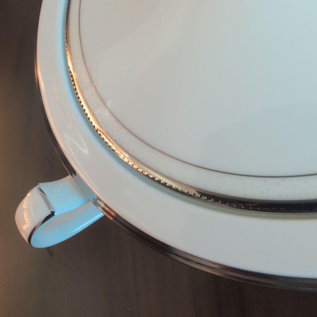 ノリタケ　4811 シャンパンパールズ　スープボウル　シチュー　シルバー