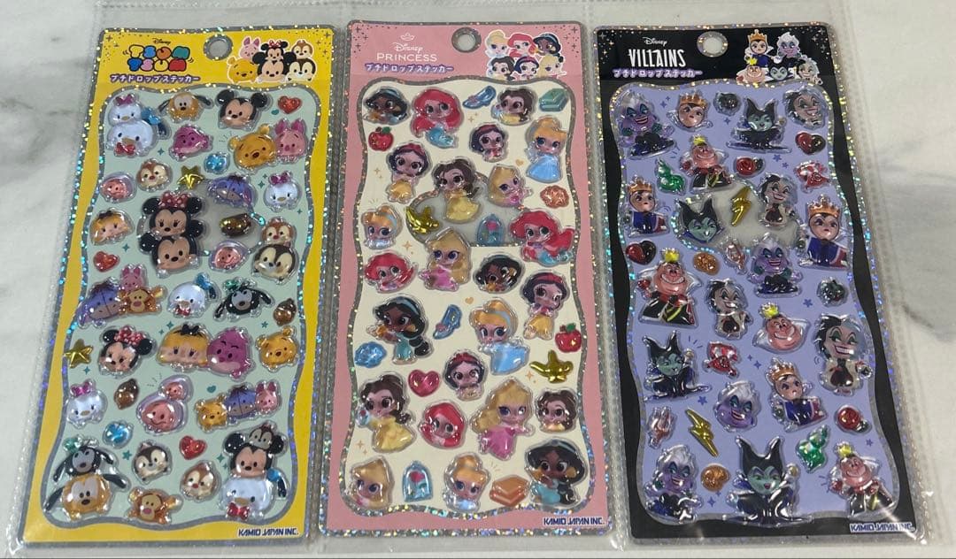 【正規品】ディズニープチドロップステッカー　11点セット