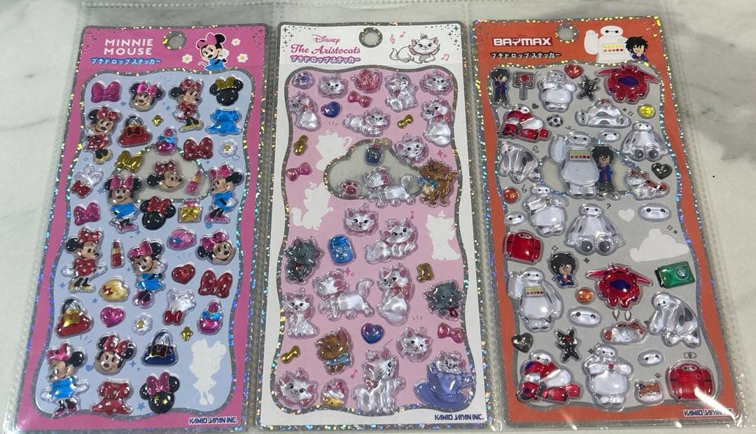 【正規品】ディズニープチドロップステッカー　11点セット