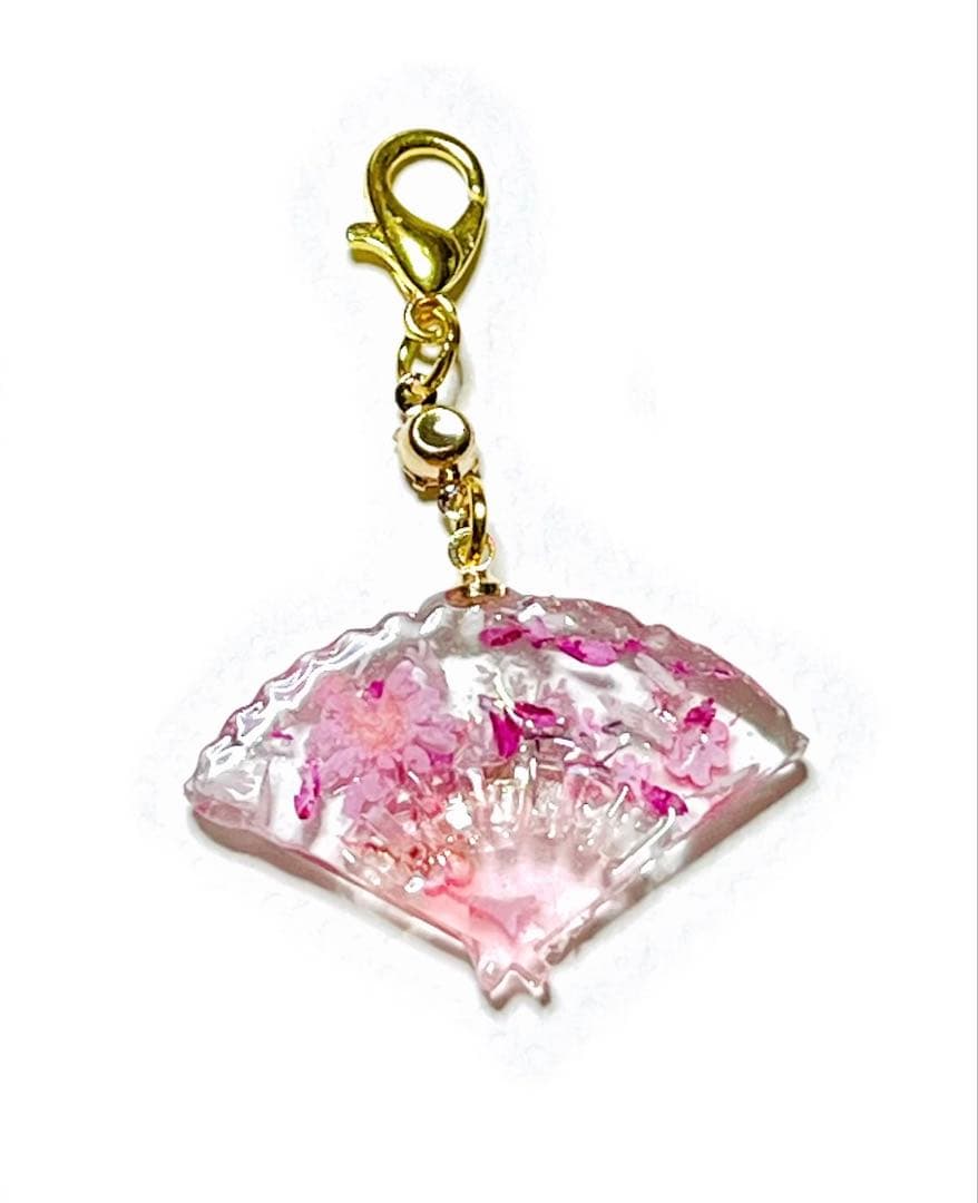 扇子チャーム♡６点　バラ売り可♪