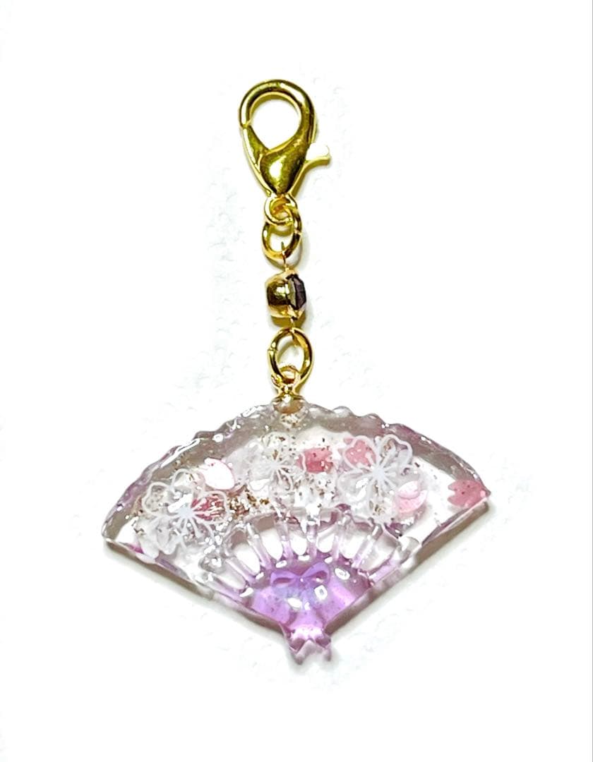 扇子チャーム♡６点　バラ売り可♪