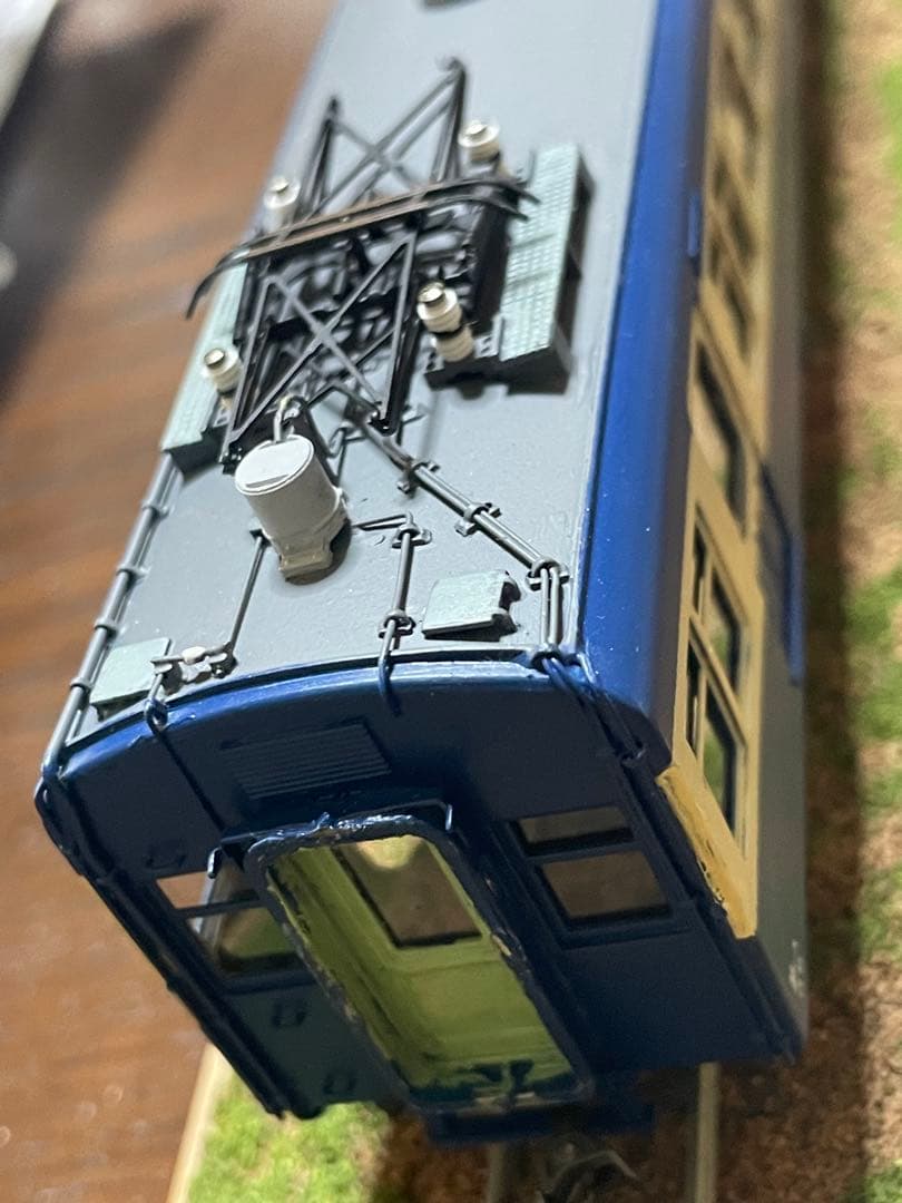 13mm/飯田線クモハ53007旧型国電真鍮キット組み完成品