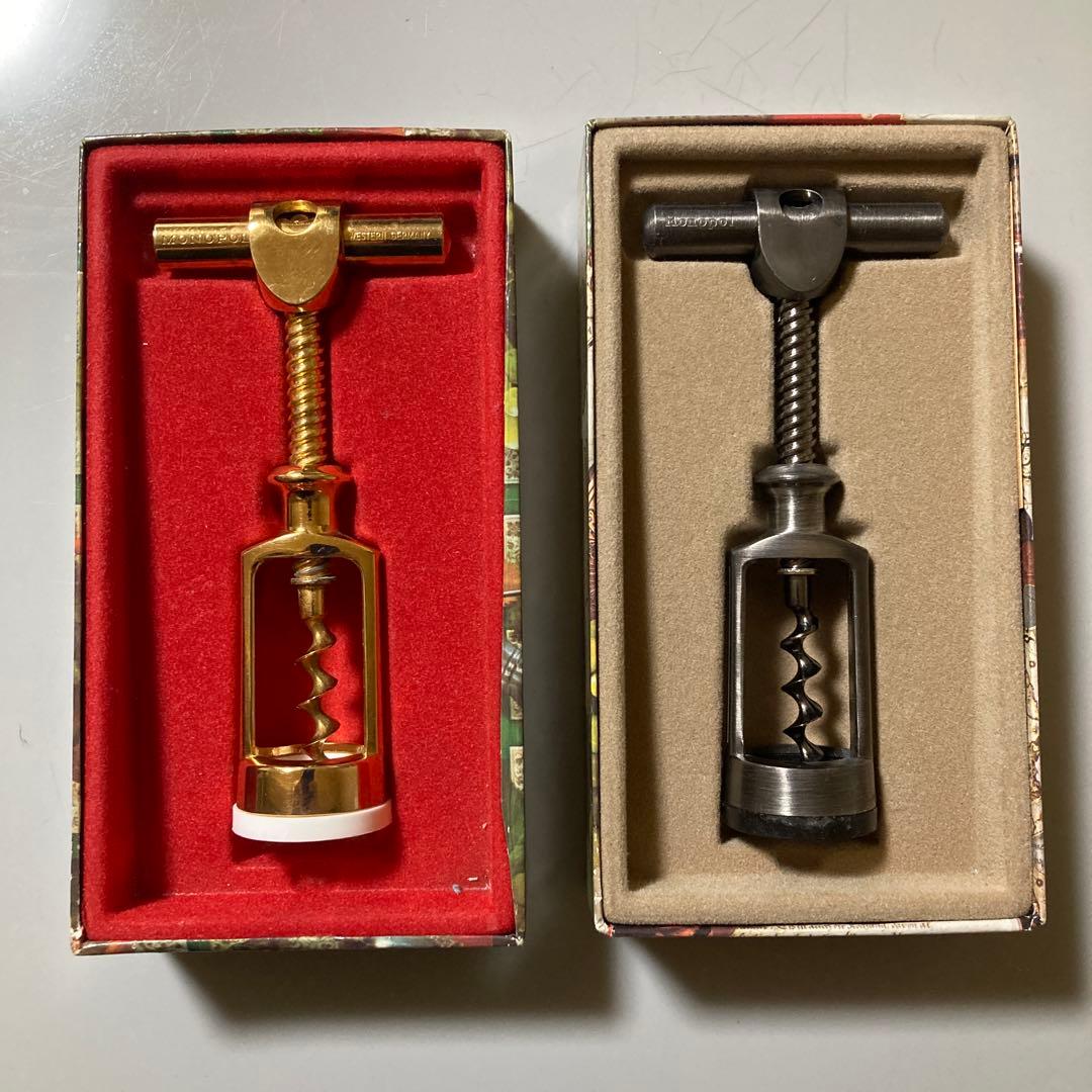 西ドイツ製 MONOPOLワインオープナー 2本セット ベル型 Alt-Zinn