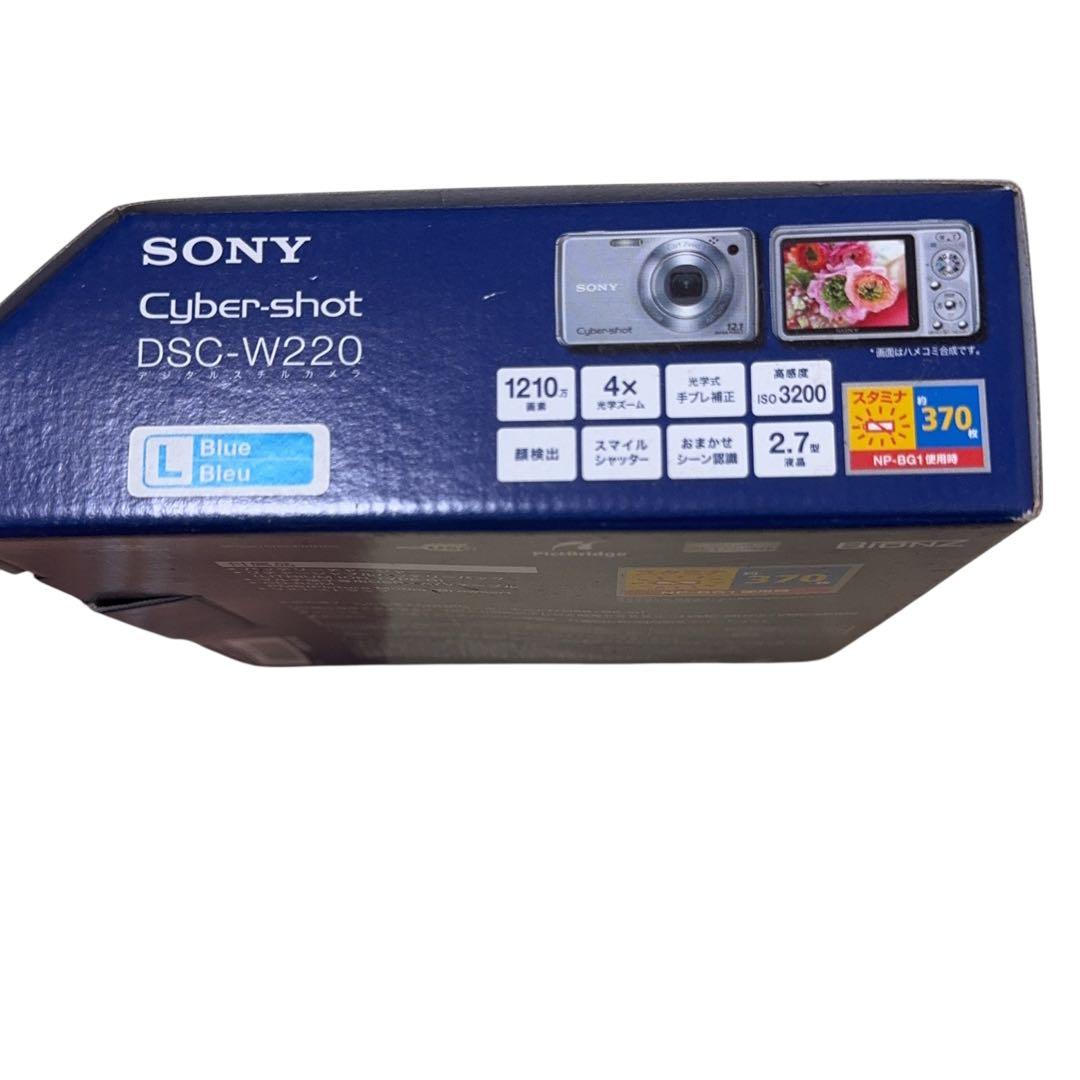 SONY デジカメ DSC-W220 NP-FG1 ブルー ソニー