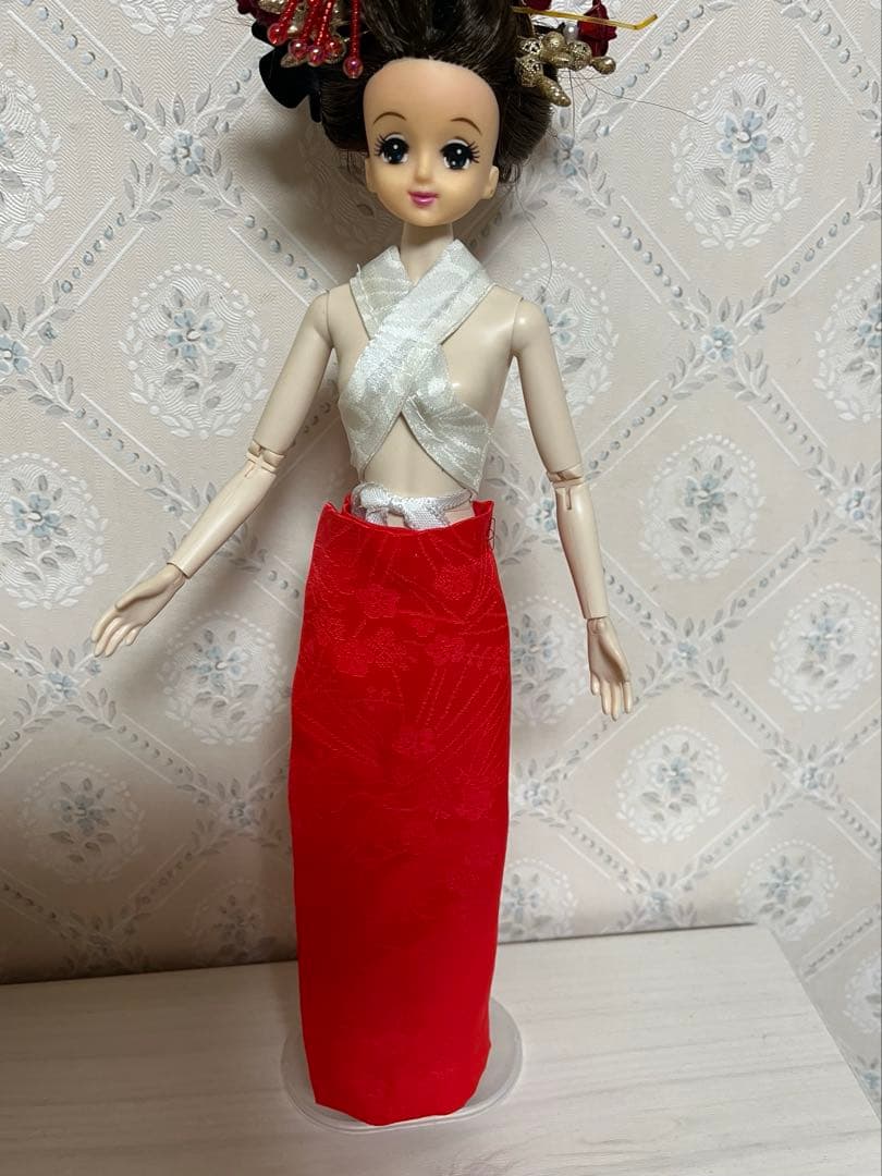 200円オフ！ジェニー人形付き花魁着物セット