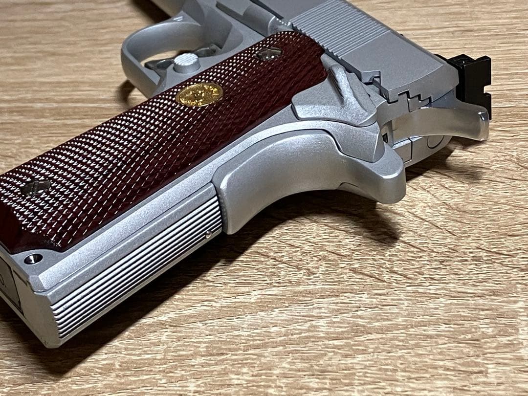 MGC コルト ゴールドカップ ナショナルマッチ オールシルバー モデルガン