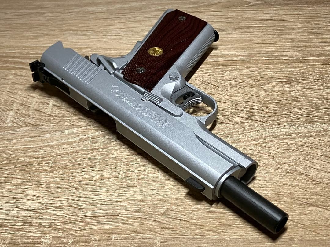MGC コルト ゴールドカップ ナショナルマッチ オールシルバー モデルガン