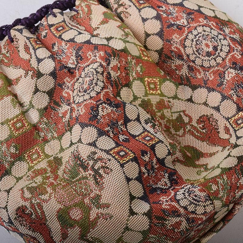 茶道具　京焼　清閑寺窯　杉田祥平造　国司茄子　茶入　仕覆付　共箱　V　8093