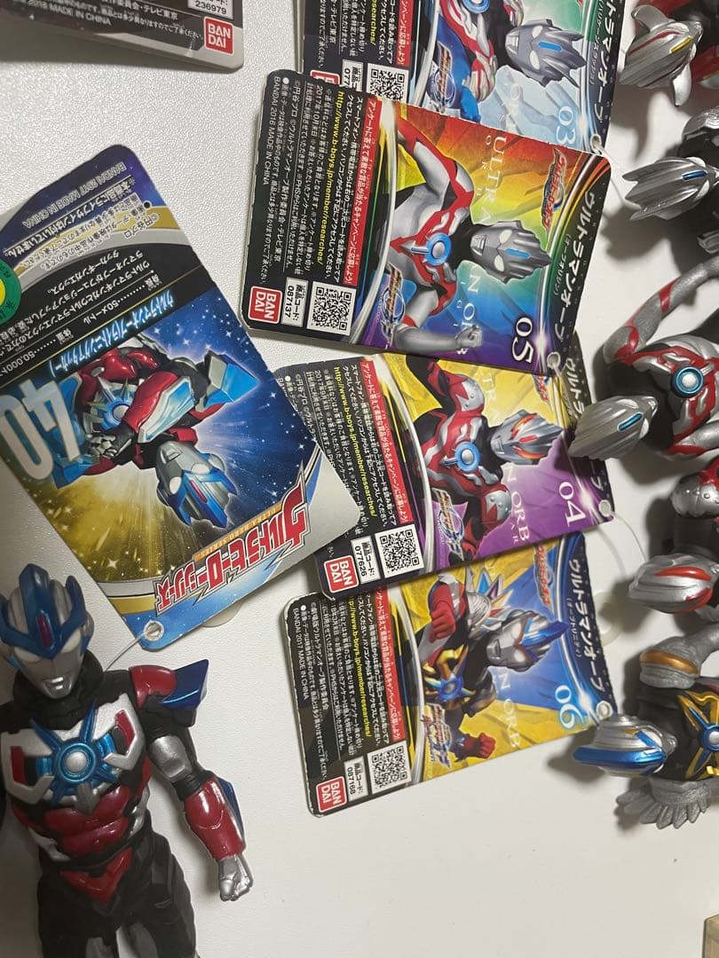 ウルトラヒーローシリーズ　ウルトラマンオーブ 放送当時タグ付き　ソフビ