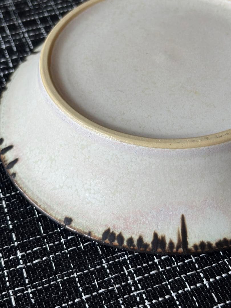 はしもとさちえ　深リム皿　18㎝　2枚