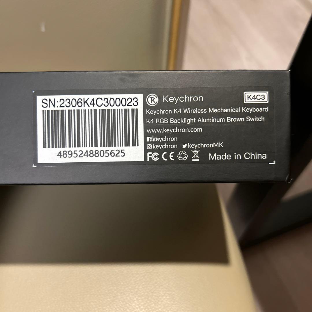 (美品)keychron k4 キークロン ワイヤレス メカニカル キーボード