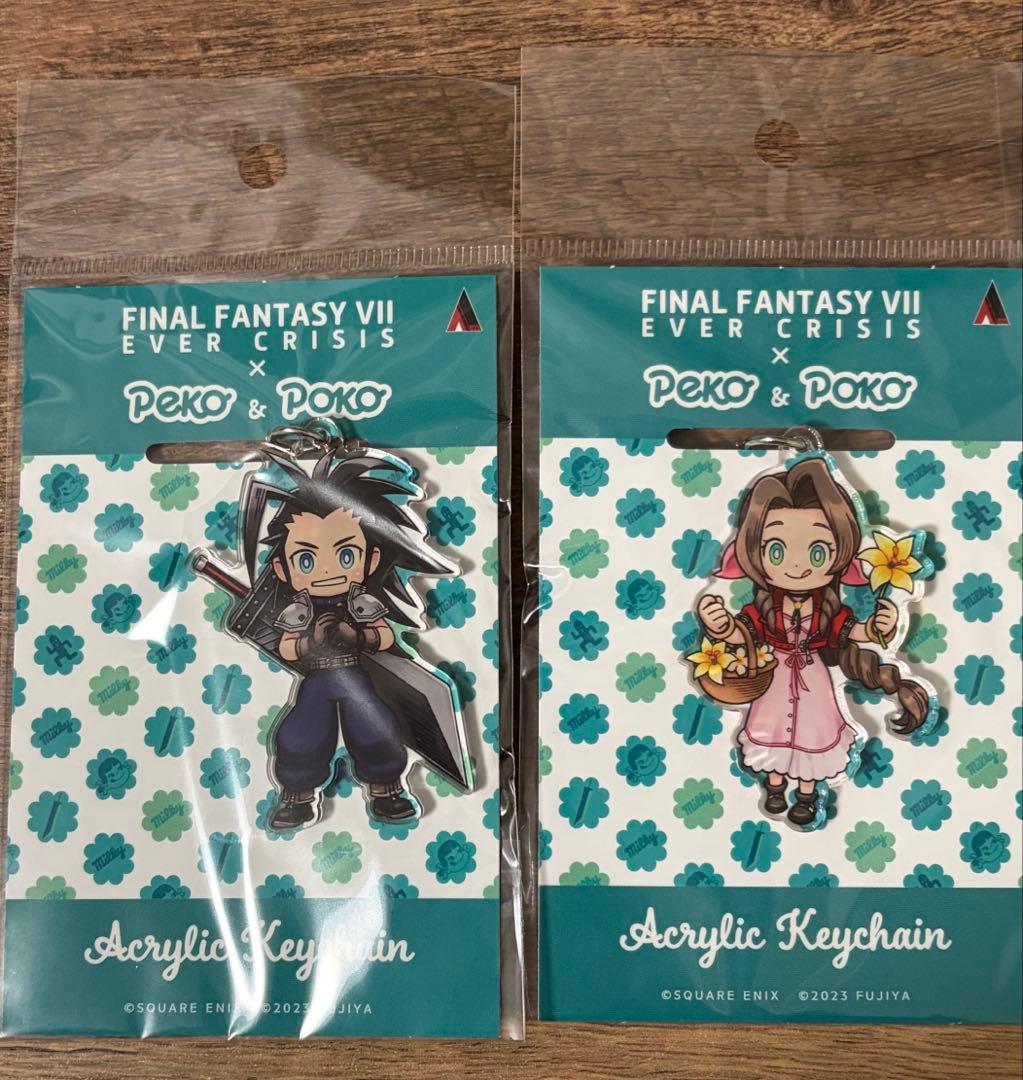 FF7 不二家コラボ　アクリルキーホルダーセット