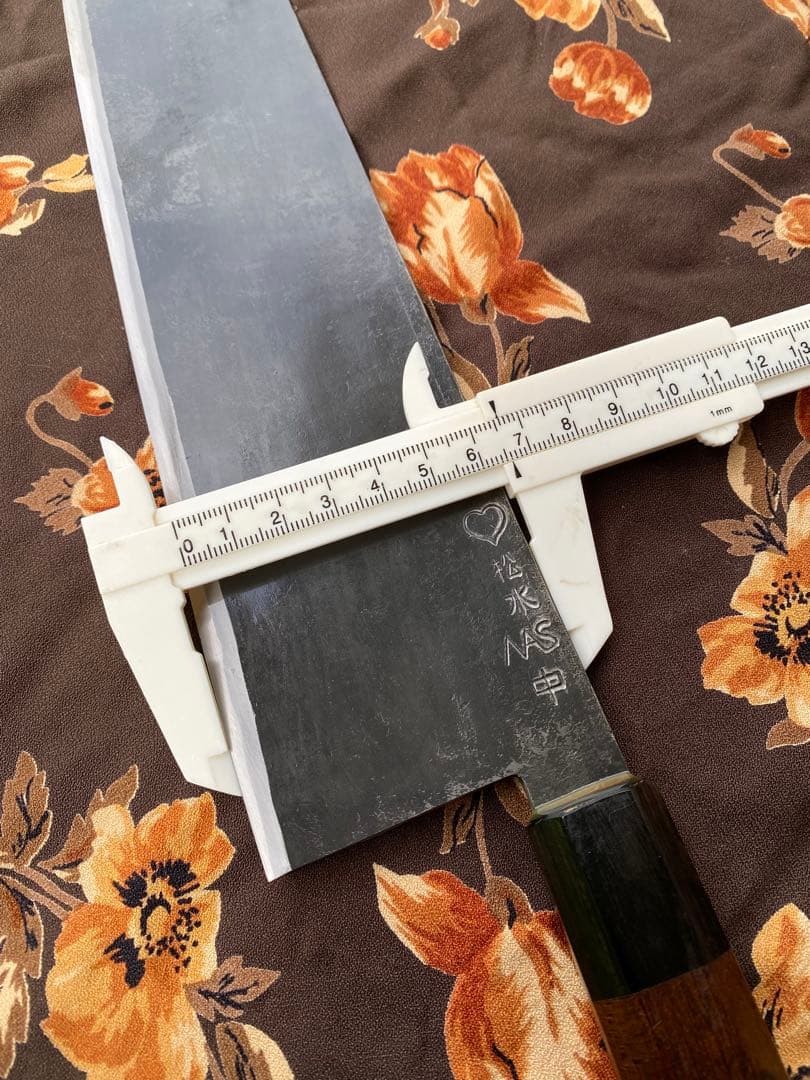 武田刃物TAKEDA 備中手打ち鍛冶　キリツケ（中）日立青紙スーパー鋼240mm