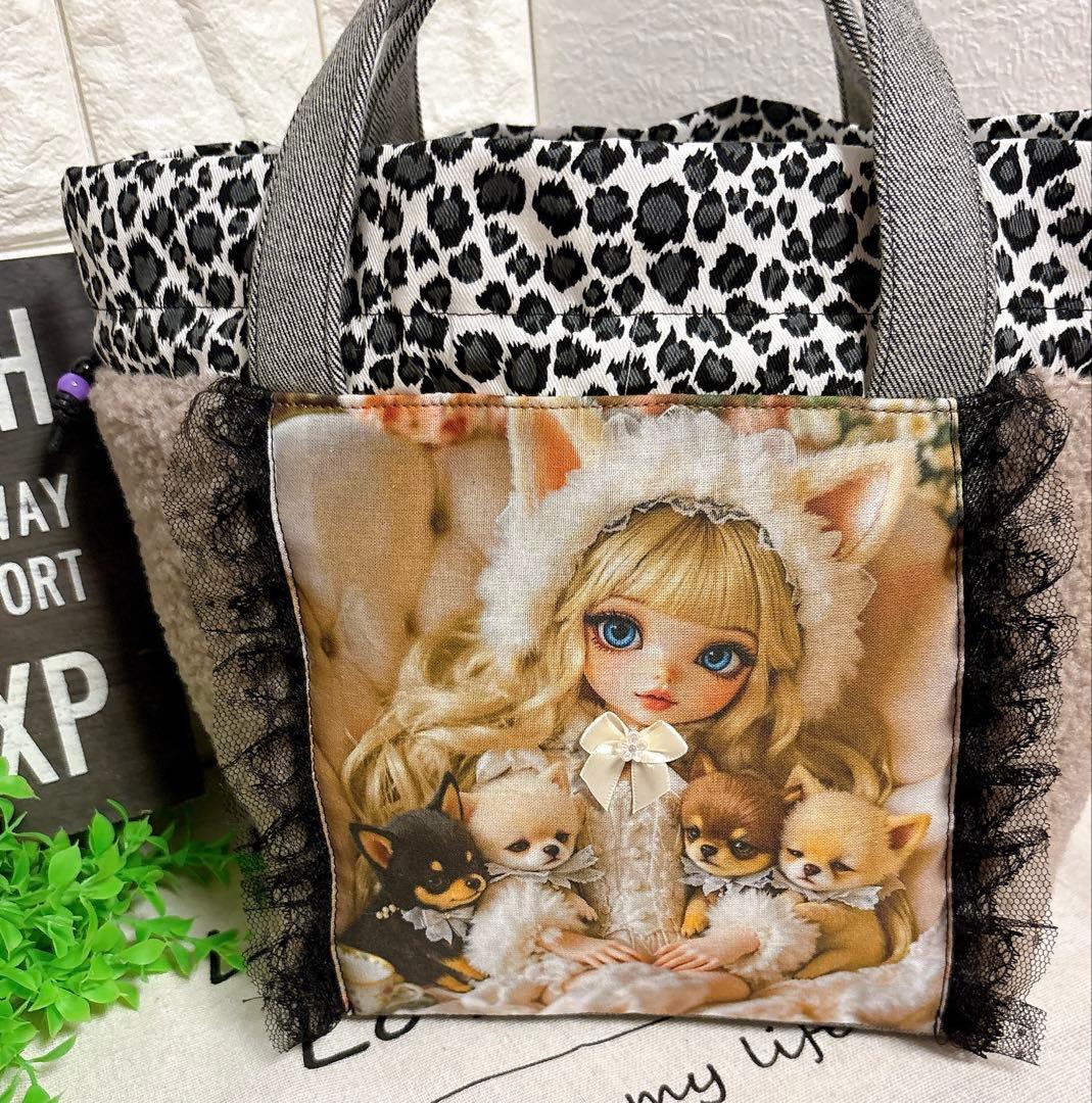 【ゆ*】 handmade＊2way⭐️CUBE❣️キューブトート３点おまとめ