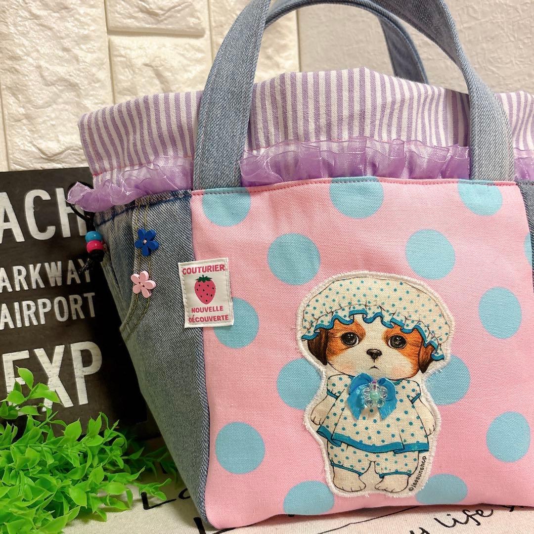 【ゆ*】 handmade＊2way⭐️CUBE❣️キューブトート３点おまとめ