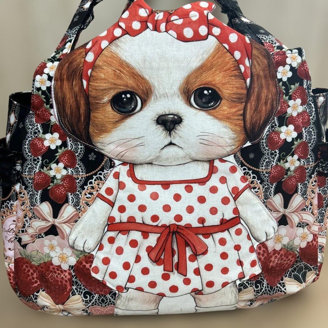 超BIGダーツ入チューリップバック　コヤンイサムチョン☆赤ドットあんこちゃん☆