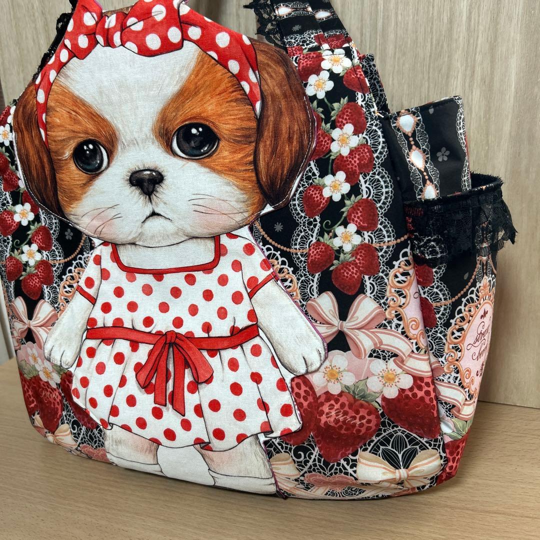 超BIGダーツ入チューリップバック　コヤンイサムチョン☆赤ドットあんこちゃん☆