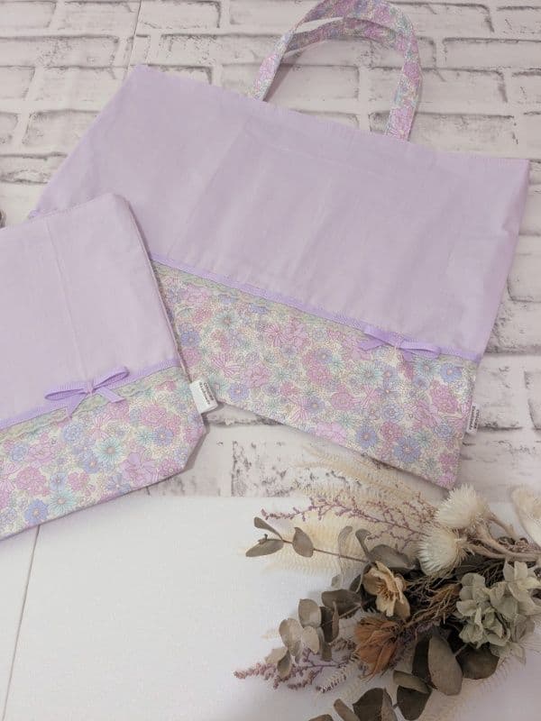 入園入学セット女の子 入園入学グッズ レッスンバッグ ライラックピンク