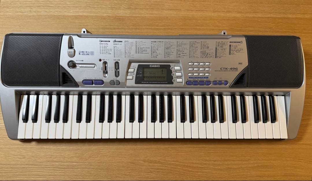 CASIO CTK-496 電子キーボード 61鍵