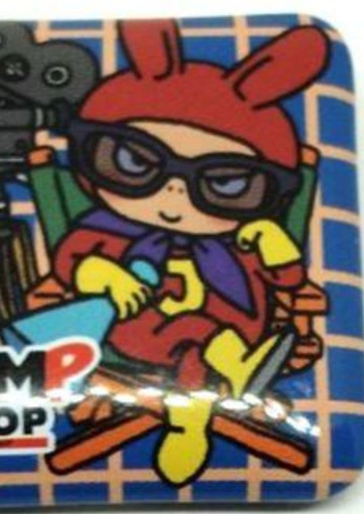 レア　ジャンプショップ　限定　ジャンタ　鳥山明イラスト　缶バッジ　スクエア