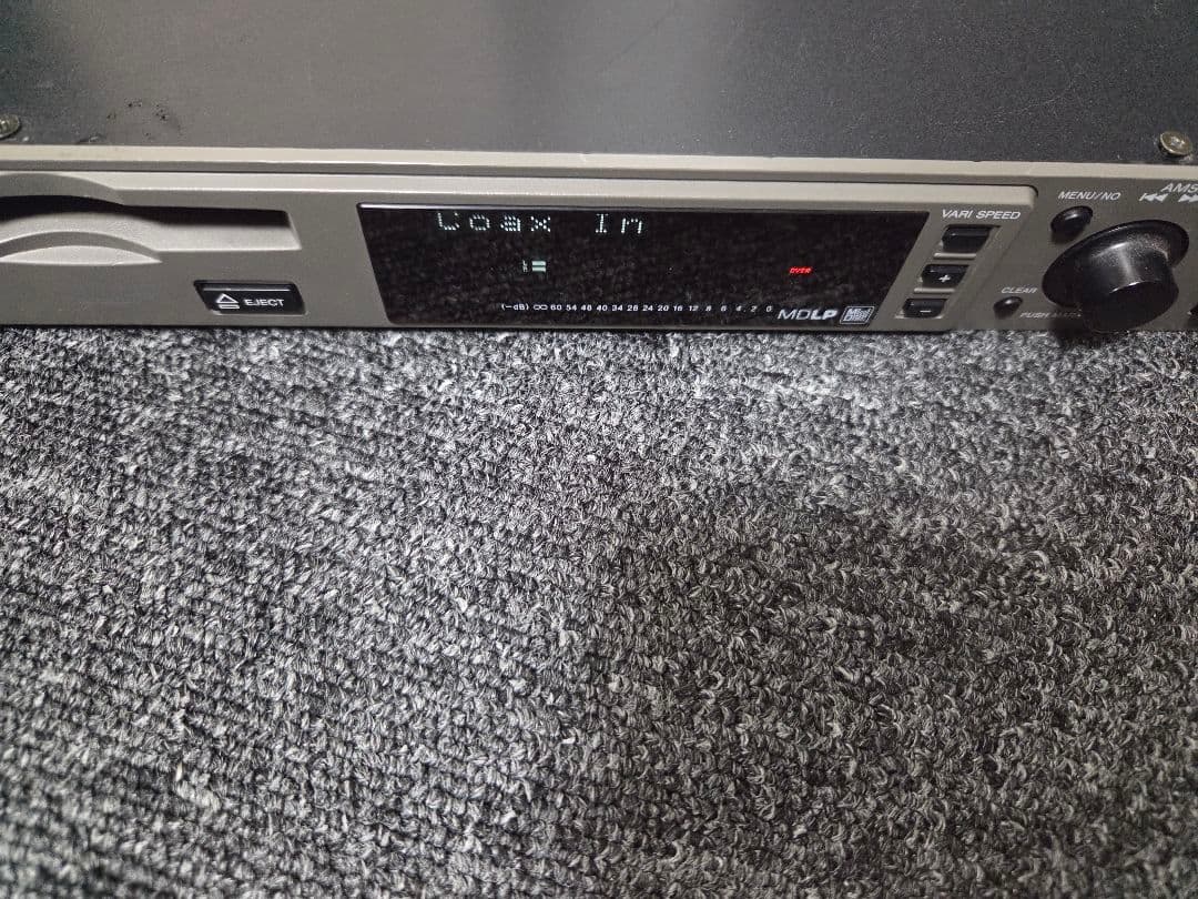 ジャンク★SONY MDS-E10 MDレコーダー 業務用MDレコードプレーヤー