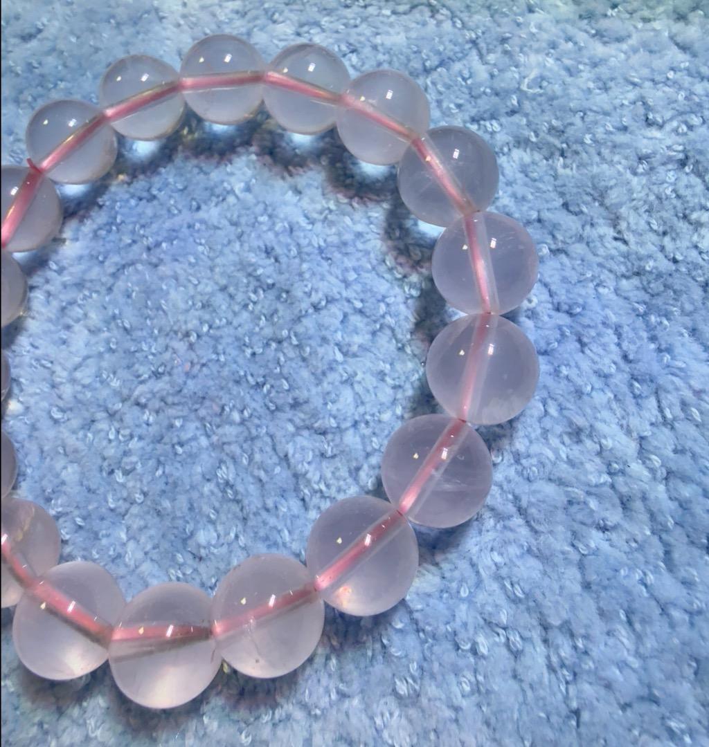 ピンククリスタルブレスレット11 mm