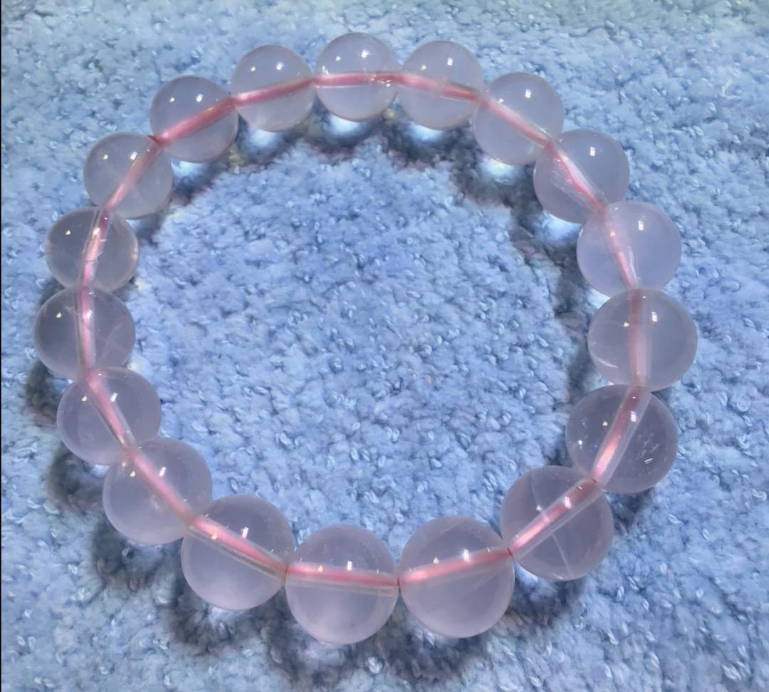 ピンククリスタルブレスレット11 mm