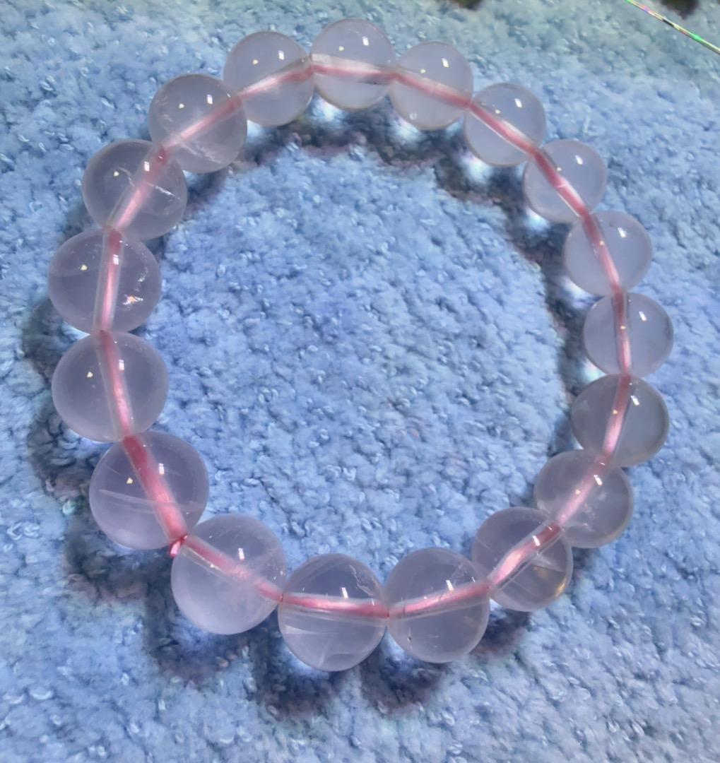 ピンククリスタルブレスレット11 mm