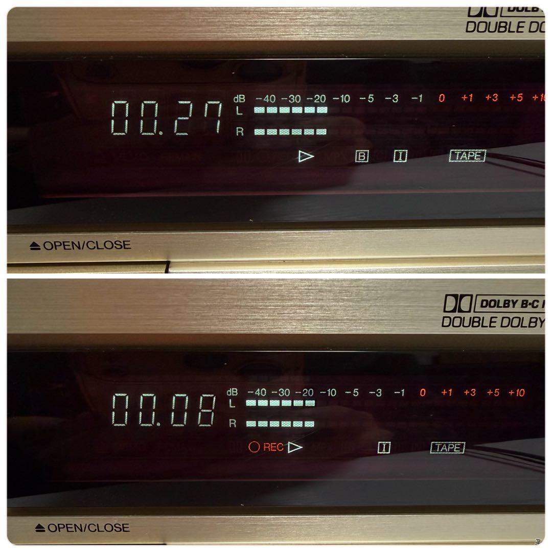 DENON　DRS-810G　３ヘッド　ステレオカセットデッキ　動作品