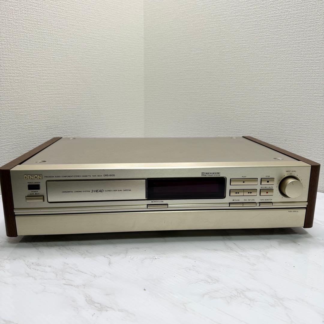 DENON　DRS-810G　３ヘッド　ステレオカセットデッキ　動作品