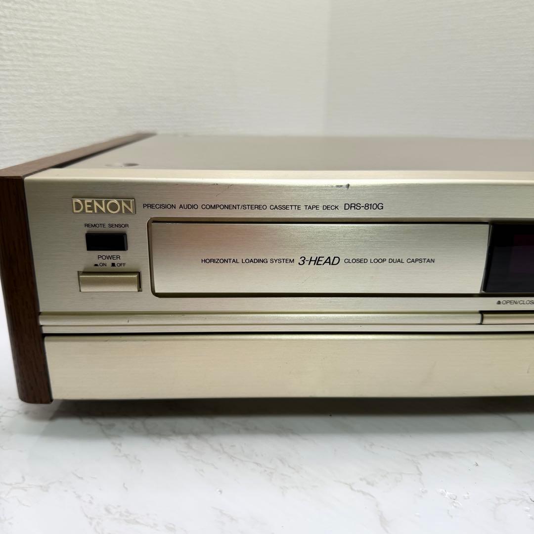 DENON　DRS-810G　３ヘッド　ステレオカセットデッキ　動作品