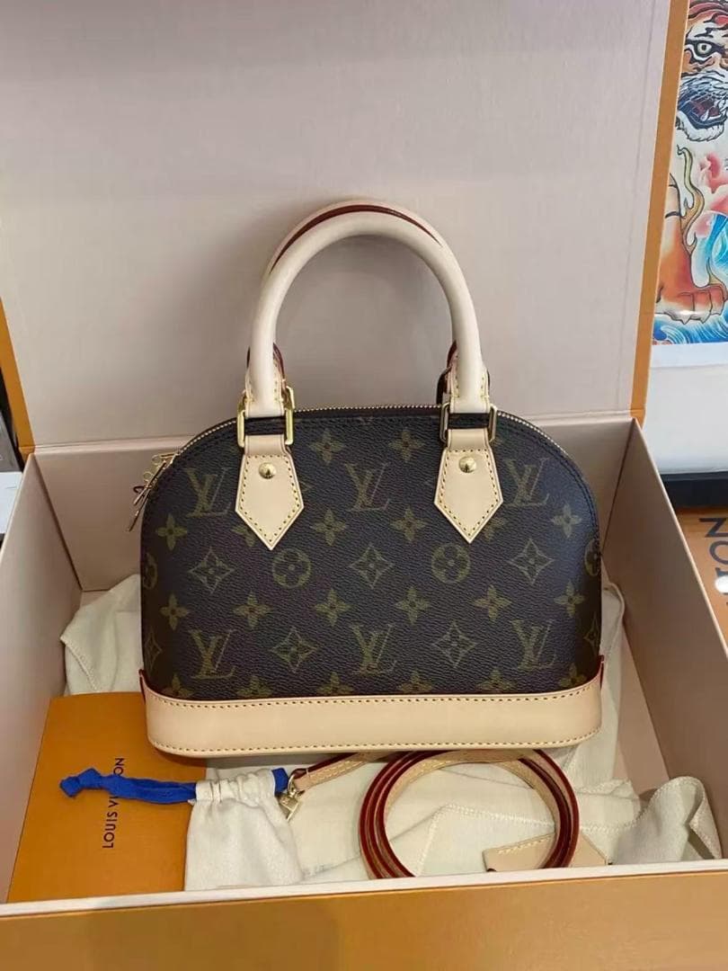 (正規品) ハンドバッグ ダークブラウン