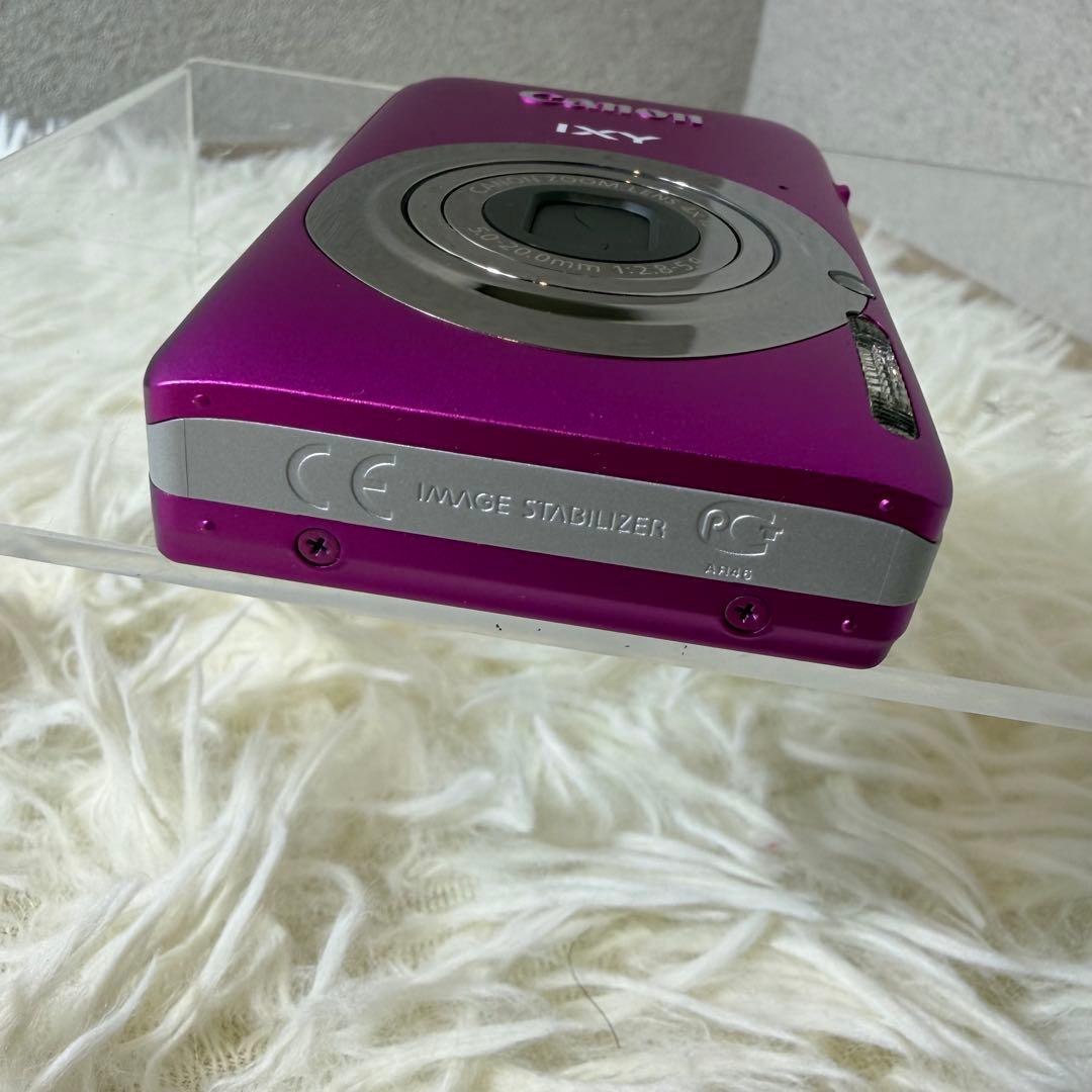 ほぼ未使用 Canon IXY 210F ピンク コンデジ カメラ 動作確認済