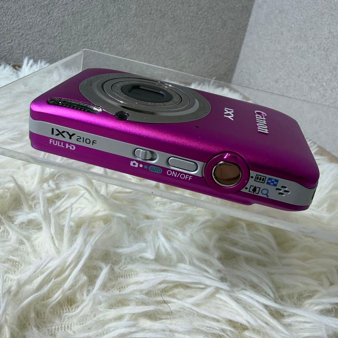 ほぼ未使用 Canon IXY 210F ピンク コンデジ カメラ 動作確認済