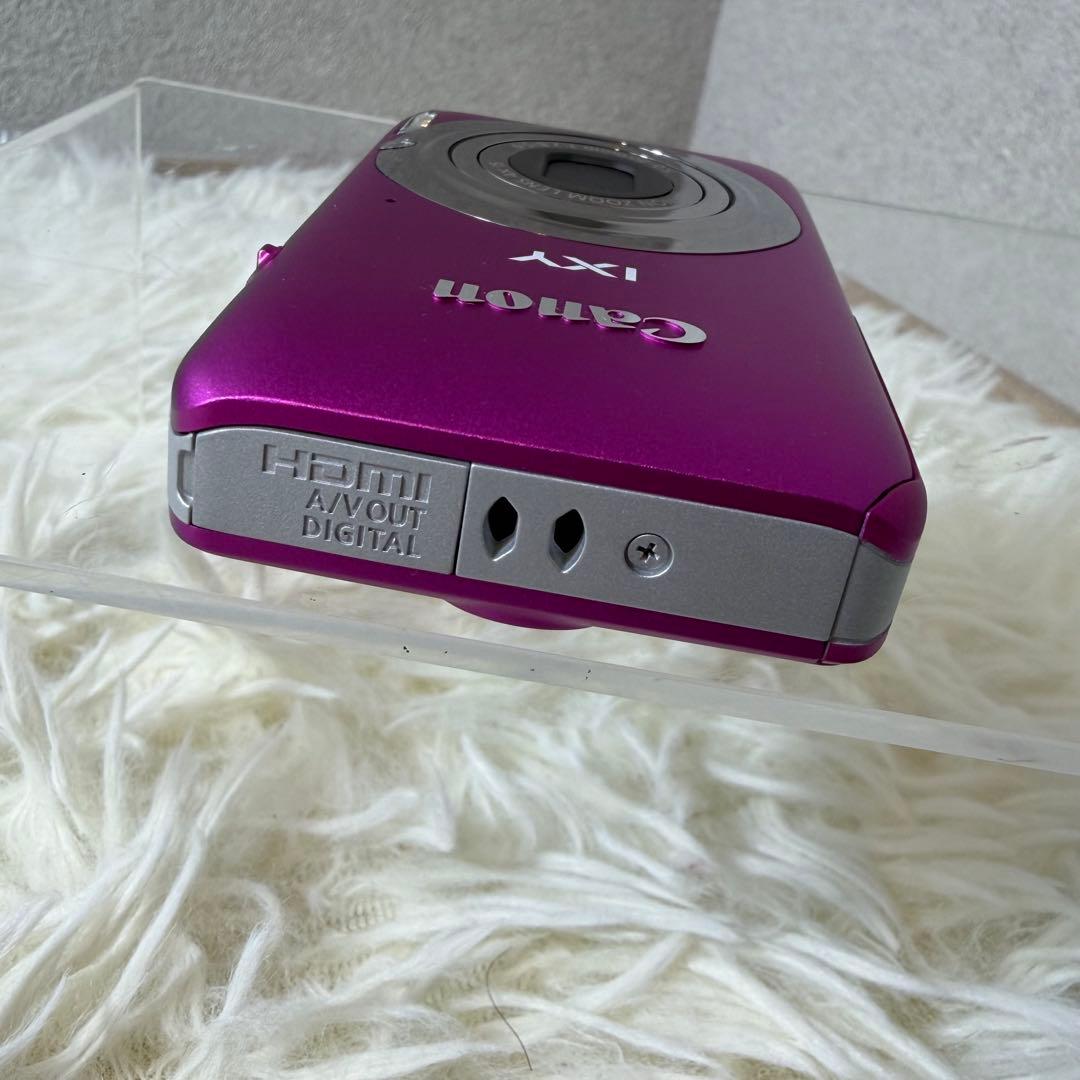 ほぼ未使用 Canon IXY 210F ピンク コンデジ カメラ 動作確認済