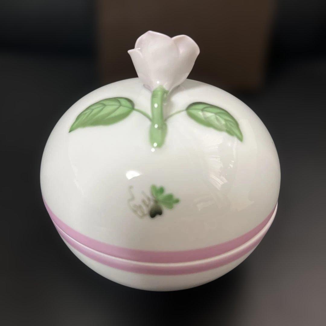 売り切り価格［新品］Herend♡ウィーンの薔薇ピンク♡マルボンボン① 希少品