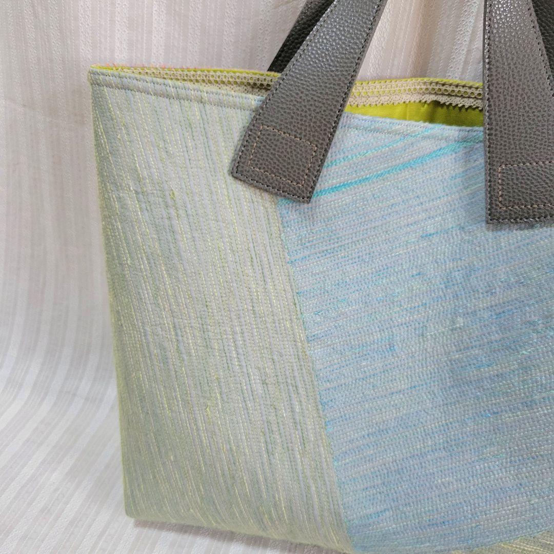 トートバック　毛糸のミシン糸で