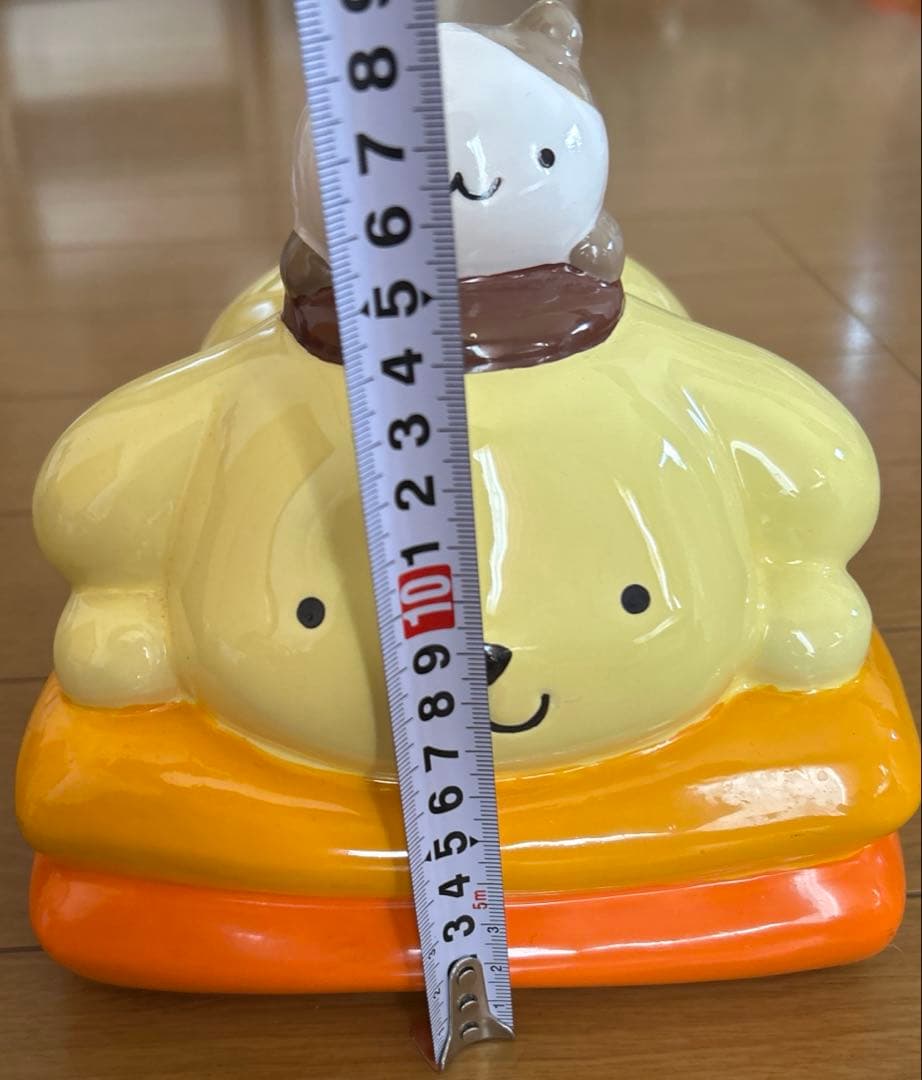 ポムポムプリン 陶器製　貯金箱