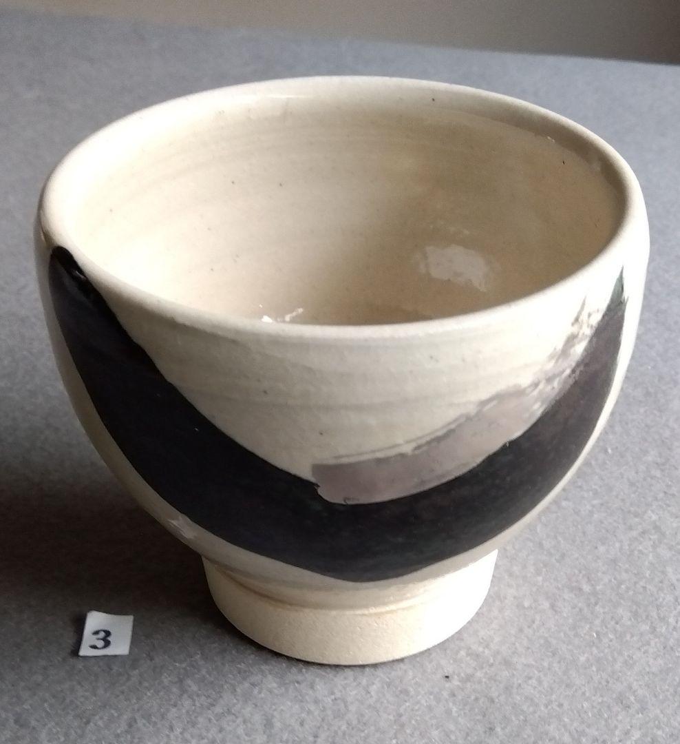 越前焼名工　松井勝彦　【青ノ木窯】　　刷毛目蔓手持ち急須湯呑　５客セット