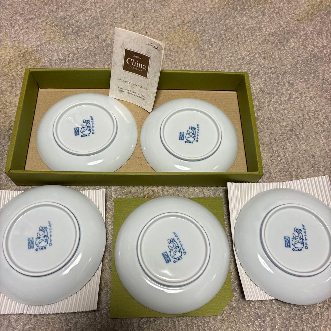 ‼️ ミモザ（プロフ必読）となりのトトロ 陶器製皿 5枚セット‼️