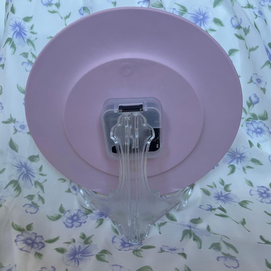 未使用　ハローキティ　時計　プレートクロック　置き時計　ピンク