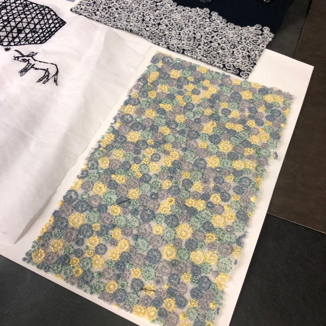 刺繍柄ハギレ/ミナペルホネン