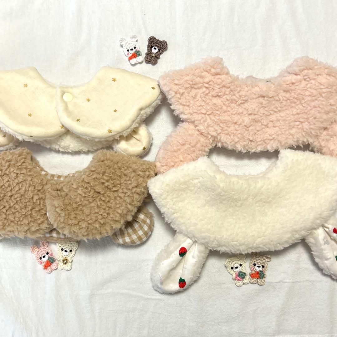 2314 新生地入荷　ハンドメイドスタイ　マフラー　サンプル　ベビースタイ