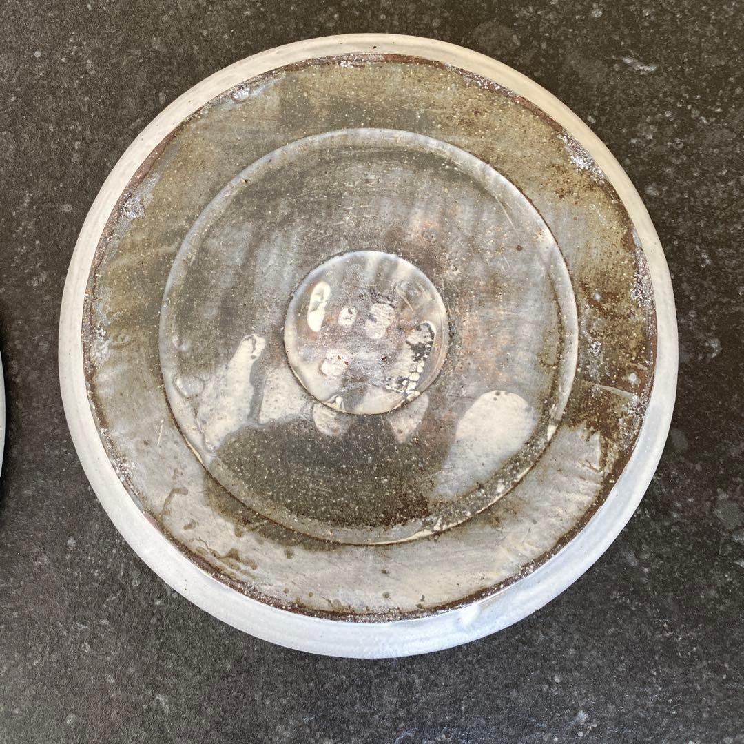 信楽焼　大原拓也さん　しのぎリムプレート　作家さん