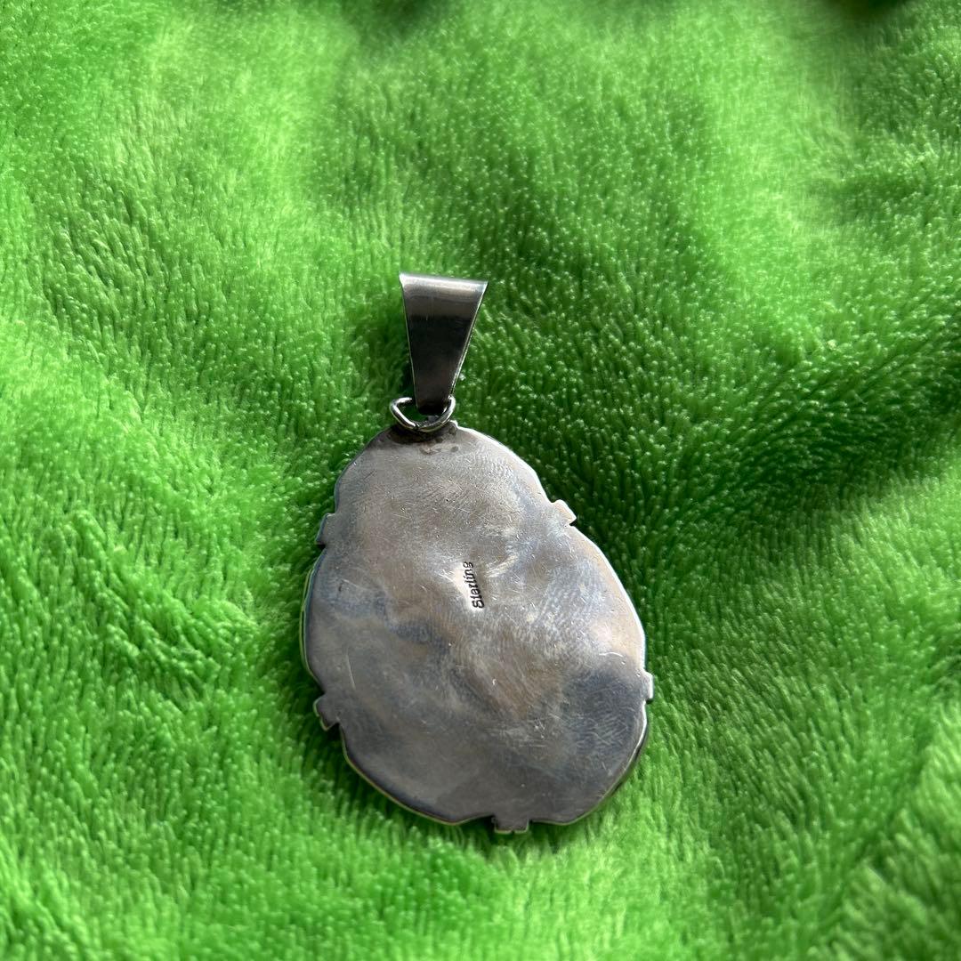 ターコイズ ドロップ型BIGペンダント