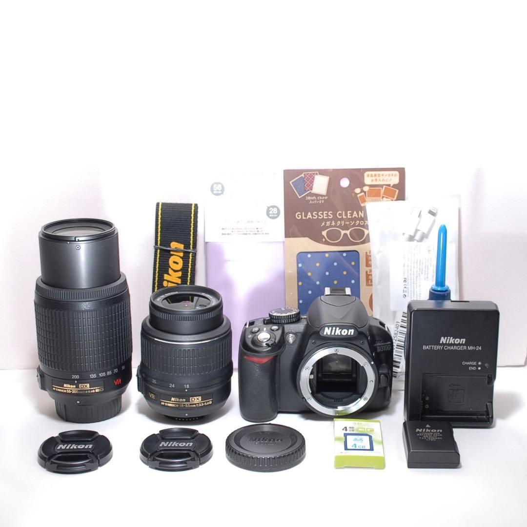 ✨美品✨Nikon D3100✨ダブルレンズ✨少シャッター✨スポーツ観戦に